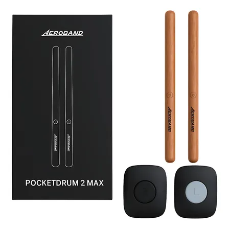 Bateria Eletrônica Virtual Aeroband Pd02 Max Pocketdrum Sem Fio Completa Original Bateria Invisível