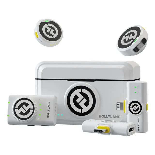 Microfone Hollyland Lark M2 Lark M2 Combo Branco Branco