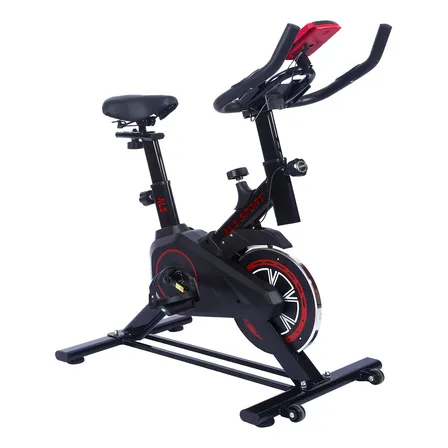 Bicicleta Spinning Als Sports 120kg Inércia 13kg Bcsp50vm Fitness Preto