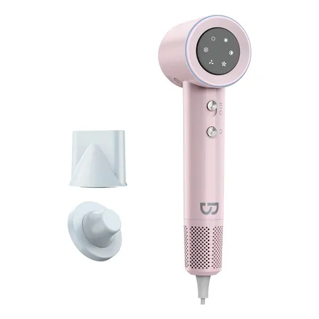 Secador De Cabelo Gokoco De Alta Velocidade 110v/220v Cor Rosa
