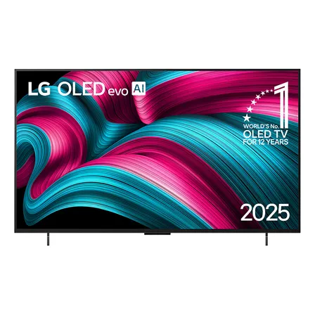 Smart TV LG OLED evo AI C5 4K 48 polegadas 2025 Processador α9 AI Ger 8 webOS 25 Intensificador de Brilho