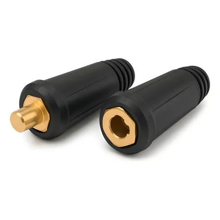 Kit Conector Engate Macho E Fêmea 13mm Cabo De Solda