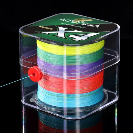 Linha de Pesca Multifilamento 300m AOSTSOA 0.32mm 20kg Multicolor