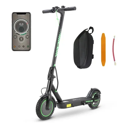 GM5 P1 MAX Patinete Elétrico Adulto, 400 W Scooter Elétrica, Autonomia de 30 KM com a Bateria Totalmente Carregada, Velocidade Máxima de 25 KM/H, 10 Inch Pneu, Aplicativo Bluetooth