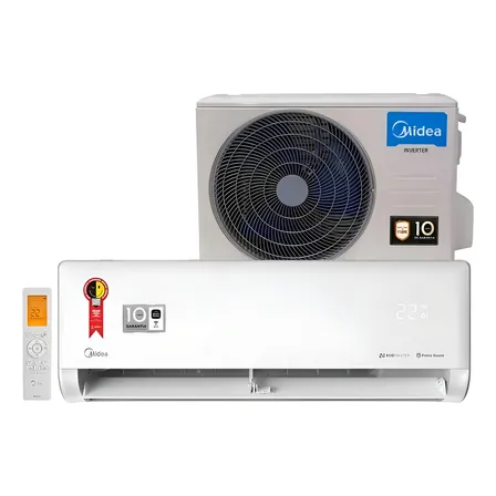 Ar Condicionado Inverter Midea AI Ecomaster 12000 BTUs Quente e Frio WIFI e IA