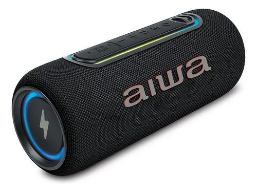 Caixa De Som Speaker Aiwa Sp-05-lb 30w Bluetooth Ipx5 Preto 127/220v