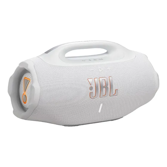 Caixa de Som Bluetooth À Prova D'água Boombox 4 JBL - Branca