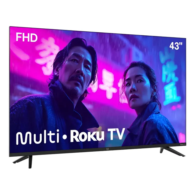 Smart Tv Multi Roku 43  Smart Dled Fhd Wi-fi 3 Hdmi