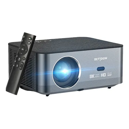 Projetor Bettdow Smart Home Wifi6 4k Full Hd 1080p 15000lm Android Led Preto 127/220v