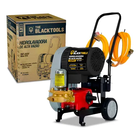 Lavadora De Alta Pressão Equipado Motor 1hp 350 Libras Monofásico Tbt-350v The Black Tools