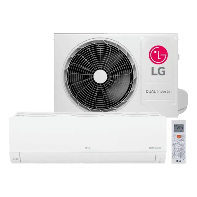 Ar Condicionado Dual Inverter LG Compact Ai 9000 Btus Frio Branco 220v
