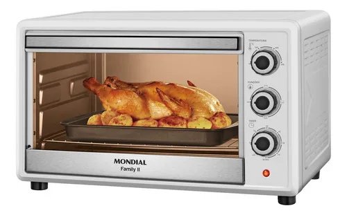 Forno Elétrico 42l Family Ii, Mondial 1600w 220v Frn-42-w Branco