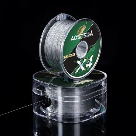 Linha de Pesca Multifilamento 0.16mm Supertração X4, 300m Cinza