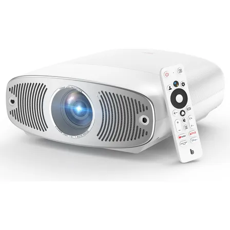 Projetor Bettdow Android Google TV 1000 ANSI 4K HDR10+ Full HD Wi-Fi Branco