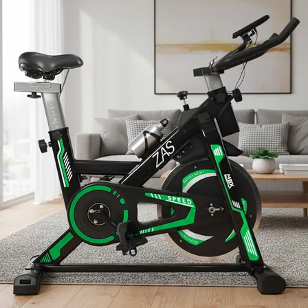 Bicicleta Spinning MBX ZAS Roda Inércia 13kg Verde