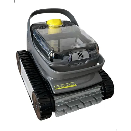 Robô Aspirador de Piscina sem Fio Zodiac OP-32 Limpeza Fundo e Paredes cor cinza