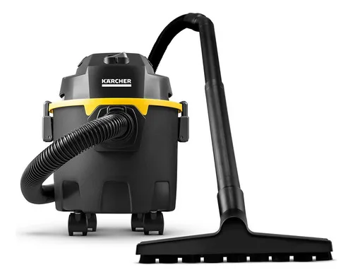 Aspirador de Pó e Água Kärcher WDL 1 Black (3 em 1) Função Soprador Compacto e Portátil Alcance de 7,5 metros 10 L 1500W