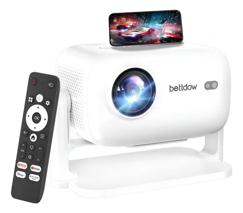 Projetor Bettdow Ac1060 Lcd 4k Uhd Full Hd 1080p 120 Wi-fi Bluetooth Branco 127/220v