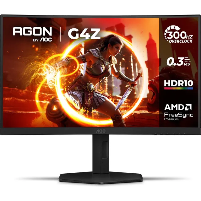 Monitor Gamer Agon Curvo G4z Tela De 27'' C27g4z/p Aoc Preto 127/220v