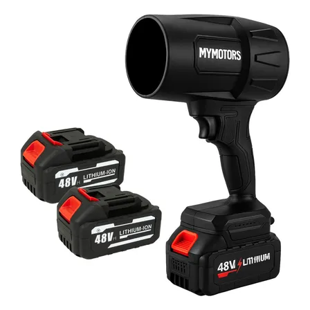Soprador de Ar Portátil 800W 48V com 2 Baterias MYMOTORS Bateria Recarga