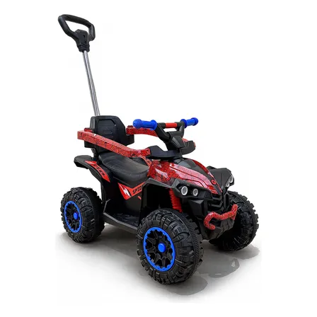 Quadriciclo Spider Infantil Passeio E Andador Criança Com Musicas Rayo