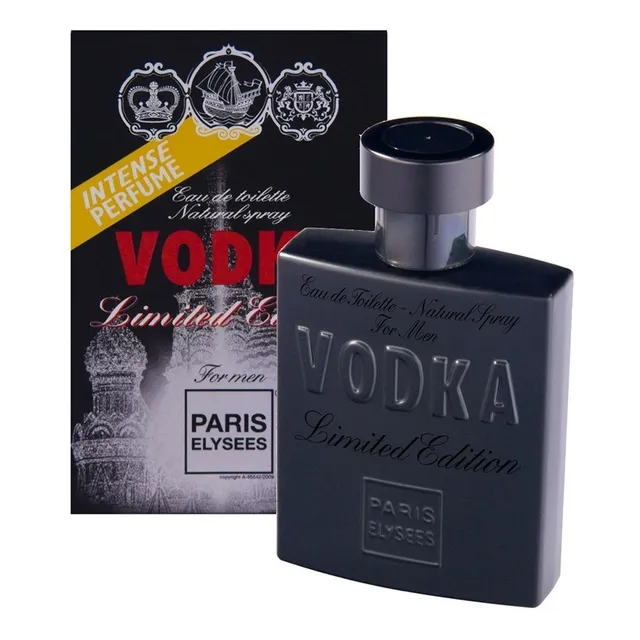 Paris Elysees Vodka Limited Edt 100 Ml Para Masculino Edição Limitada