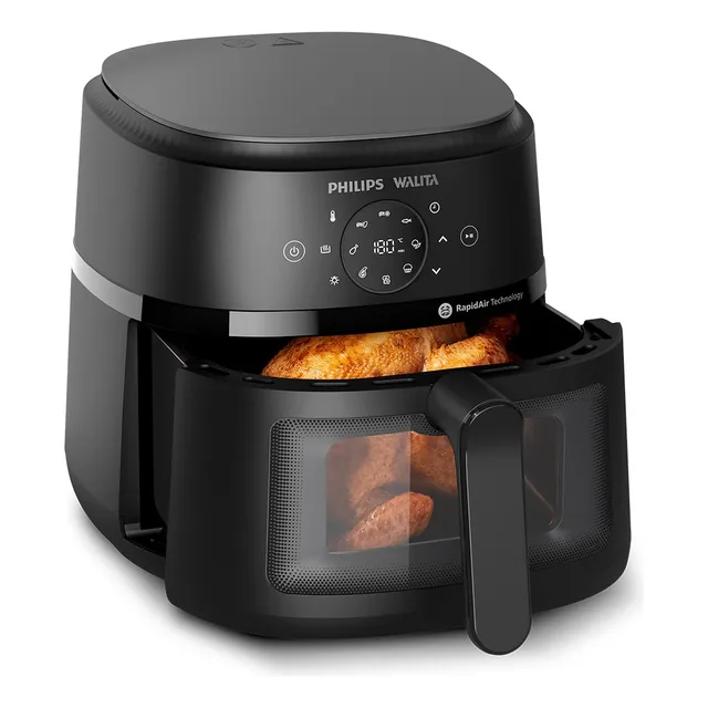 Fritadeira Airfryer Digital Philips Walita Na230 Preto 127v