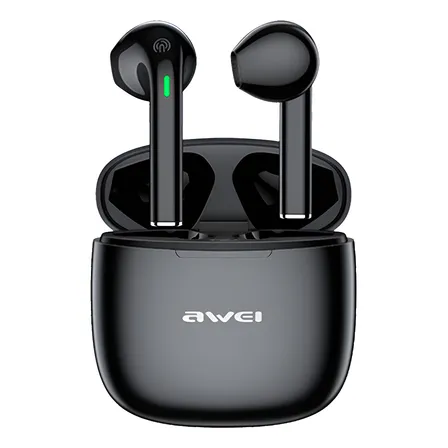 Fone De Ouvido Bluetooth Awei T26pro Tws Para Jogos Preto