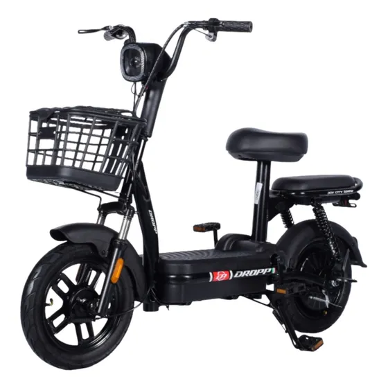 Bicicleta Eletrica Scooter Aro 14 Dropp Joy City 500w Preto