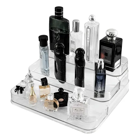Expositor De Perfumes Cosméticos 3 Andares Porta Maquiagem