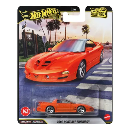 Carrinho Hot Wheels Premium Boulevard 2002 Pontiac Firebird JHW17