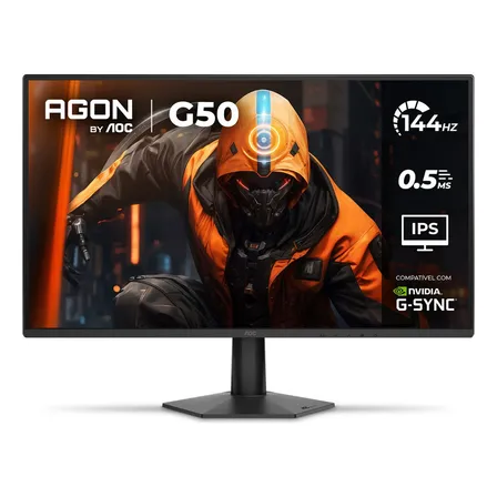 Monitor Gamer Aoc Agon G50 27 144hz 0,5ms 27g50f Preto 127/220v