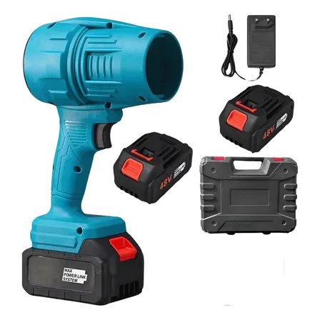 Soprador Turbo Portátil Recarregável 48v 2 Baterias + Maleta Cor Verde