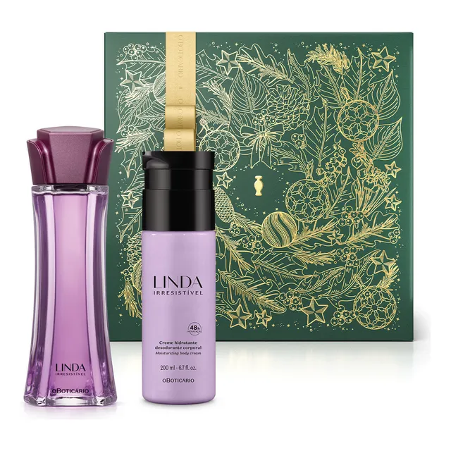 Presente Boticário Linda Irresistível Colônia e Loção 100ml/200ml
