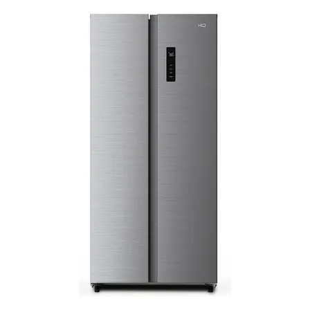 Geladeira Hq Frost Free Side By Side 480l Inox Hq-480sbsffk Inox