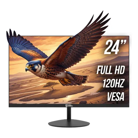 Monitor Gamer Safe Gamer Prowork 23,8 Full Hd 120hz Hdmi Vga Preto