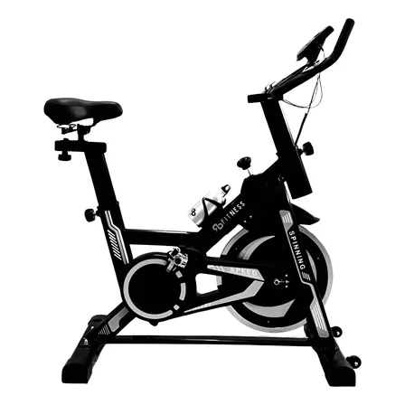 Bicicleta Ergométrica Spinning Inércia 13kg Cor Preta Rb Preto 127/220v