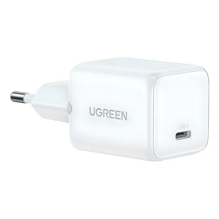 Carregador Ugreen 20w Usb-c Gan Pd3.0 Qc4 Rápido Branco
