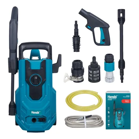 Lavadora De Alta Pressão Economica Potente1350w Hanabi 75bar