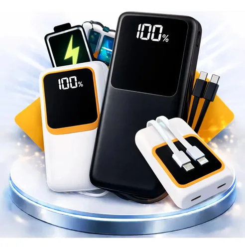 Power Bank 20.000mah Carregador Portátil Maxnova Carga Rápida Premium Com Display Compatível Com Todos Os Celulares Turbo Preto