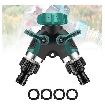 Divisor De Mangueira Em Y 2 Vias De 3/4 Polegada Conector