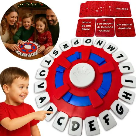 Jogo De Palavras Divertido Adedonha Caça Palavras Stop Carta Zornix Tabuleiro Familia Adultos E Crianças