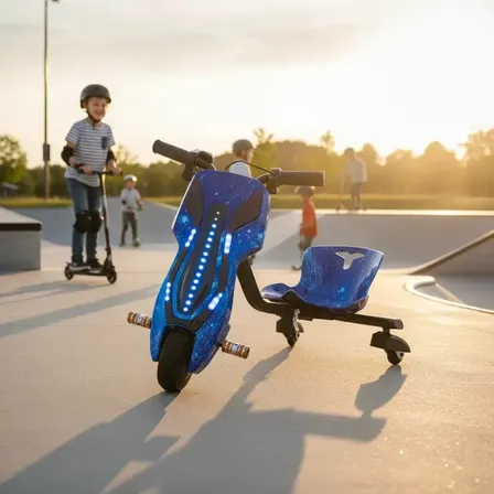 Patinete Triciclo Infantil Drift Elétrico 250w 36v 90kg 15km