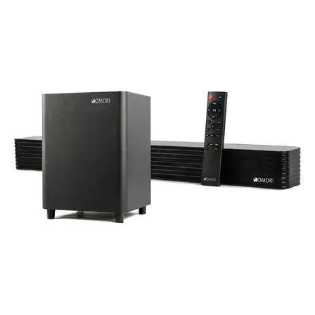 Caixa De Som Tv Soundbar Bluetooth Com Subwoofer -domori Dmr130- Ativo Home Theater Graves Potentes Barra De Som Para Pc Wireless Dolby Atmos Sistema Som Cinema