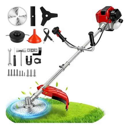 4 Tempos Roçadeira Lateral A Gasolina 4 Em 1 52cc Capacidade De 1000ml 10000rpm Completa Com Acessorios,roçadeira Gasolina Profissional Com Alça De Ombro E Três Tipos De Lâminas