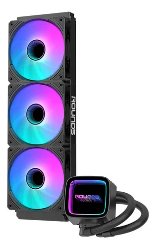 Water Cooler Round5 Eurus Preto Argb 360mm Preto