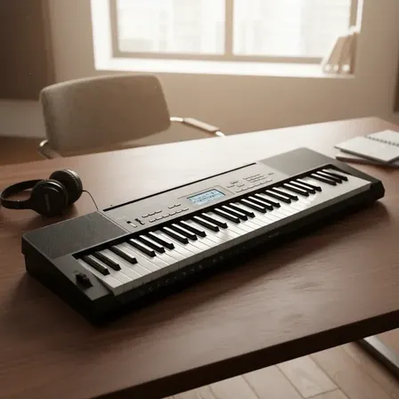 Teclado Digital Casio Ctk-3500 Preto 61 Teclas Preto