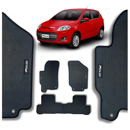 Tapete Borracha Fiat Palio Attractive Com Traseiro Inteiriço