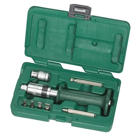 Jogo Chave De Fenda/phillips Impacto C/ 8 Pças Sata