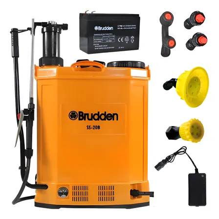 Pulverizador Elétrico A Bateria E Manual Ss20-b 20l Brudden Amarelo